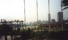 Вид на Каир с берега Нила