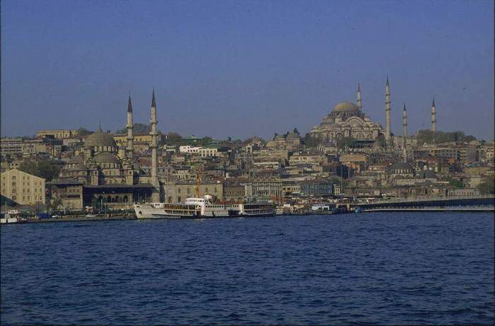 Вид на Стамбул с моря