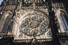 Окно-роза собора Святого Витта в Праге