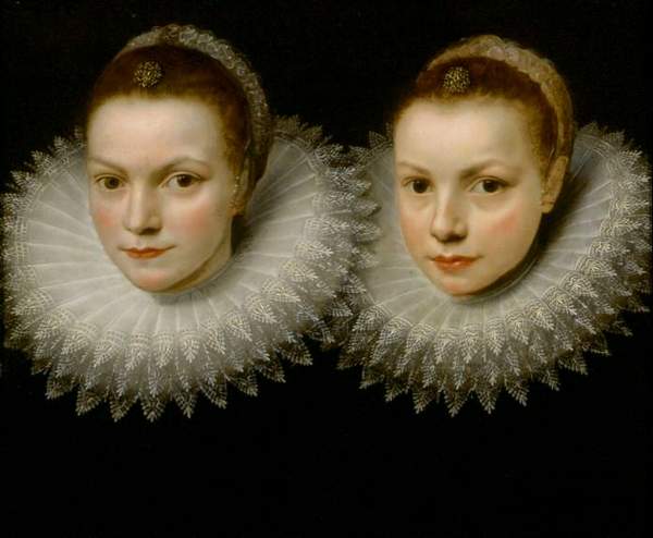 Корнелис де Воос.(1585-1651) 'Портрет дочерей'