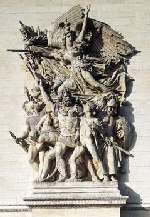 Горельеф 'Марсельеза' на Триумфальной арке