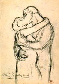 Пикассо 'Объятия'. 1901