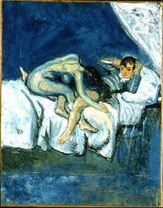 Пикассо 'Эротическая сцена'. 1903