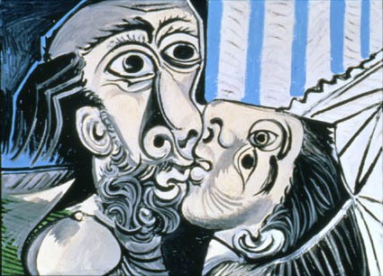 Пикассо 'Поцелуй'. 1969