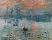 Клод Моне 'Впечатление. Восход солнца' (1873)