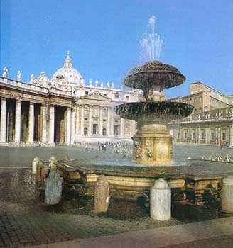Фонтан на площади Святого Петра