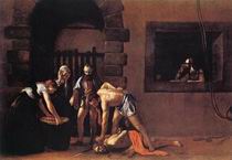Караваджо 'Усекновение головы Иоанна Предтечи' (1608)