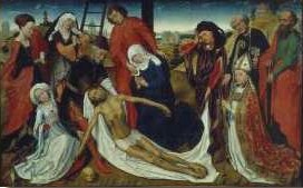 Рогир ван дер Вейден. 'Оплакивание Христа' (1450)