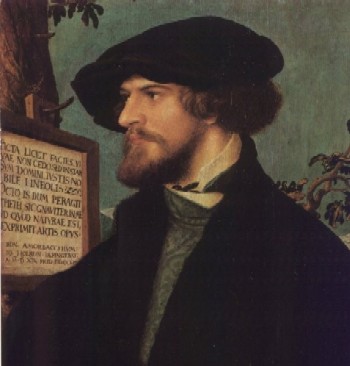 Гольбейн. 'Портрет базельского правоведа Бонифация Амербаха' (1519)