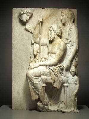 Надгробная стела (ок. 360 г. до н.э.). Классический период. Греция, Аттика.
