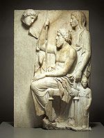 Надгробная стела (ок. 360 г. до н.э.). Классический период. Греция