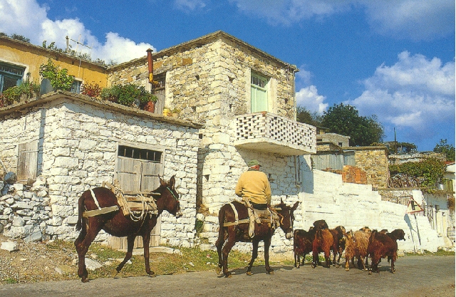 Традиционная кипрская деревня