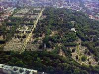 Кладбище Пер-Лашез: вид сверху