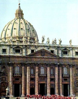 Фасад базилики Святого Петра